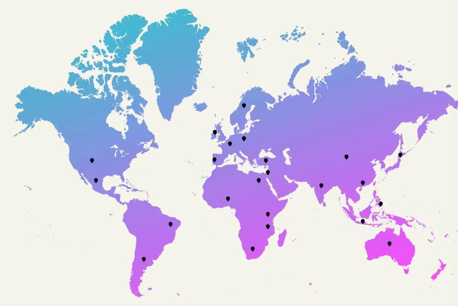 Global Map of the GFS